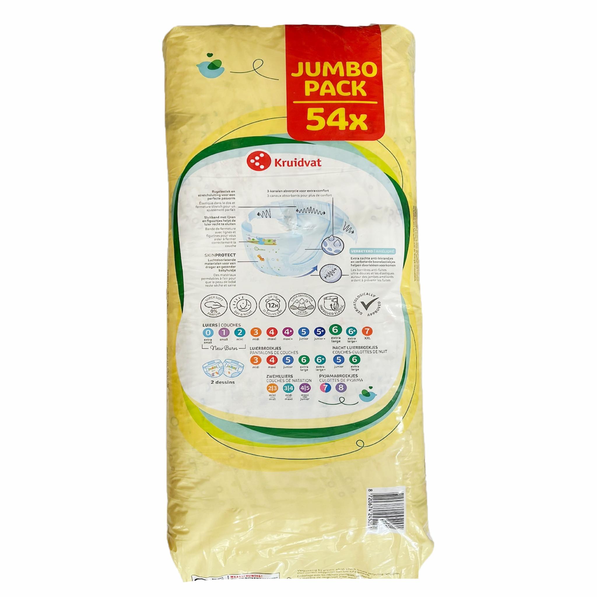 Детские подгузники Kruidvat 6 Extra Large JUMBOPACK 15-20 кг 54 шт (106963081)