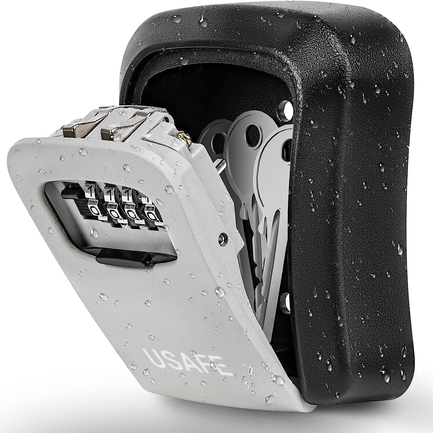Наружный мини сейф для ключей uSafe KS-03p Серый