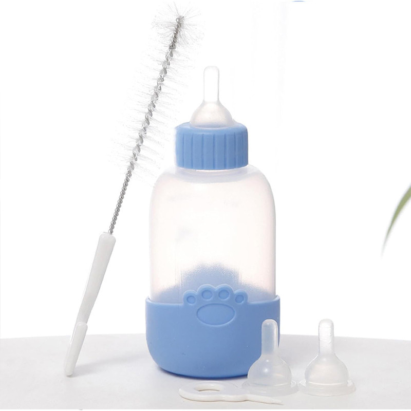 Бутылка для котят и щенков Hippie dog 2404SPBL8060 100 мл Blue 13146-84825