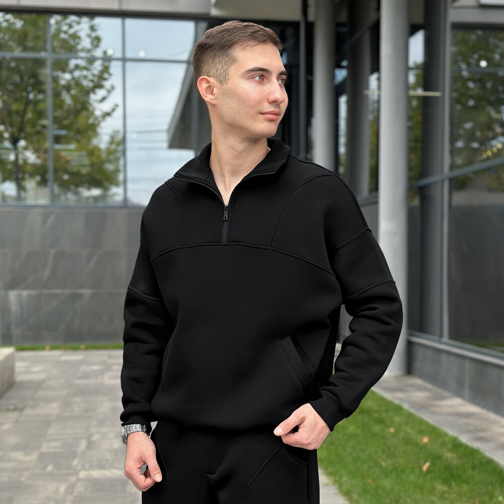 Спортивный костюм мужской Pobedov Grand 376981 XXL Черный (00000006821)