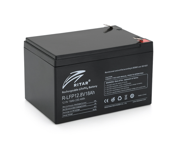 Аккумуляторная батарея Ritar LiFePO4 12.8V 18Ah 230.4Wh