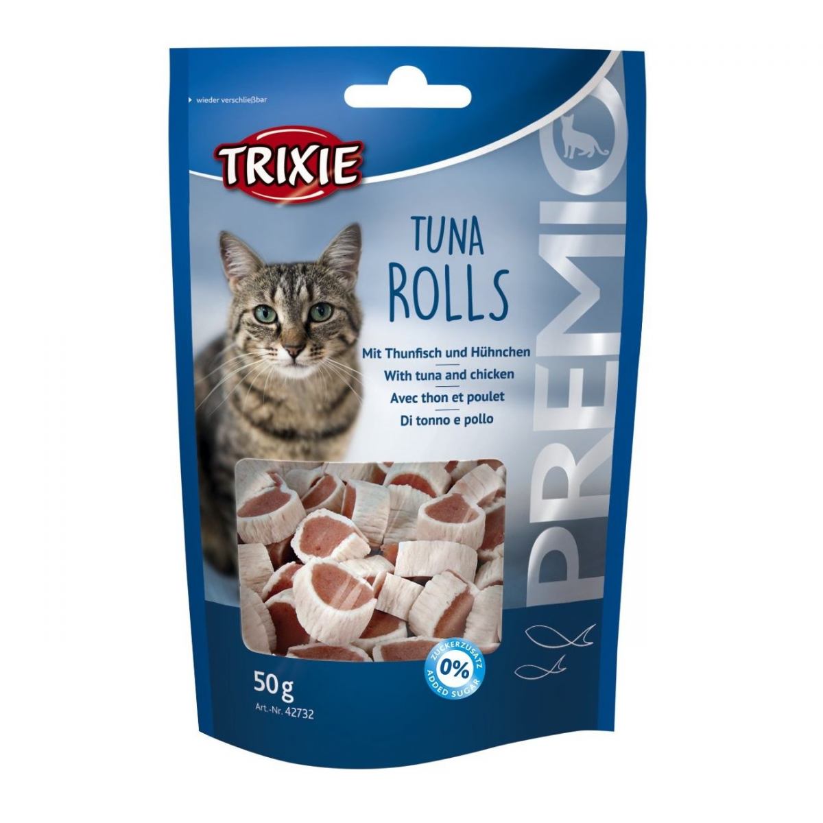 Ласощі для кішок Trixie PREMIO Tuna Rolls, 50 г