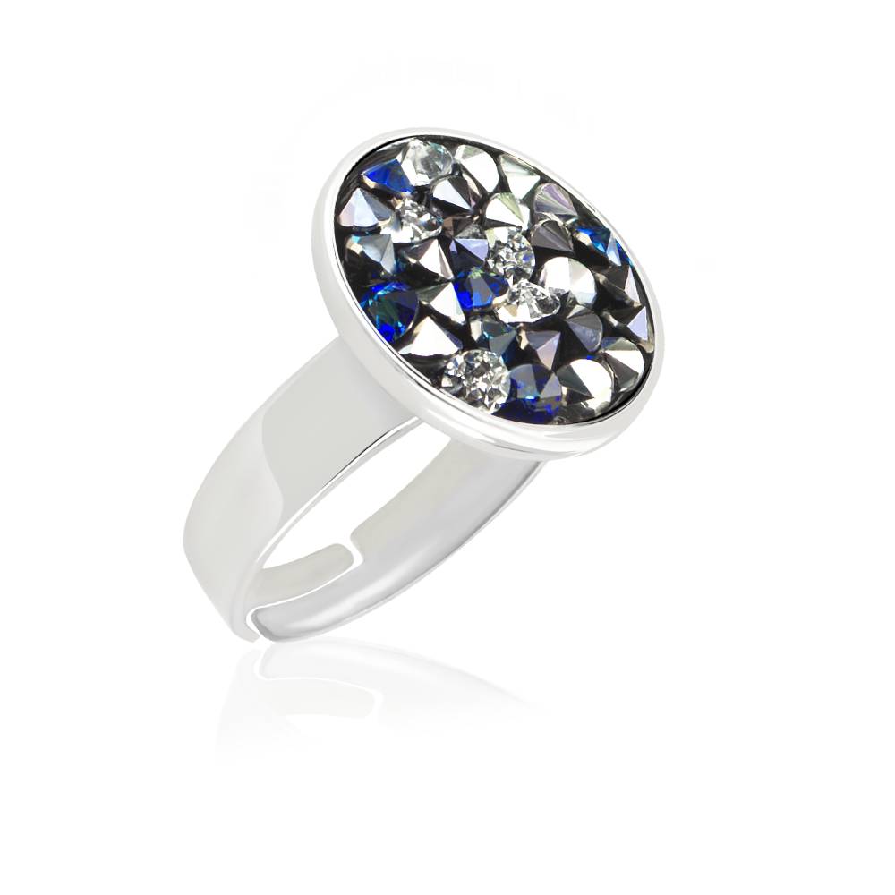 Безрозмірне кільце KOBI Remi з кристалами Swarovski Регульований/Безрозмірне (7470-0662-99-32)