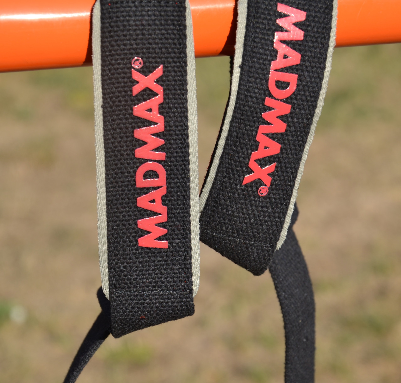 Ламки для тяги MadMax MFA-267 PWR Straps 2 шт Black/Grey/Red
