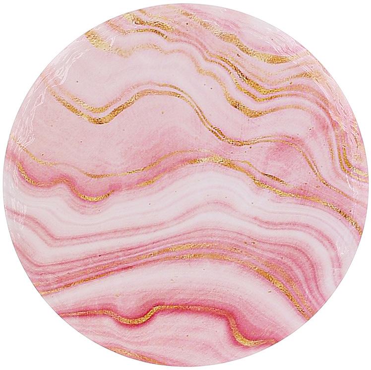 Подставка керамическая для горячей посуды Golden Pink Marble d=16см DP219192 BonaDi
