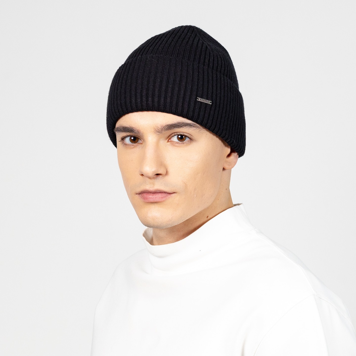 Шапка чоловіча LuckyLOOK One Size Чорний Чарлі 614-741