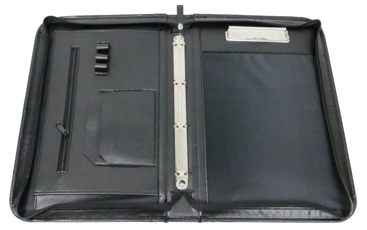 Папка деловая Portfolio из искусственной кожи Черный (Port5001 black)