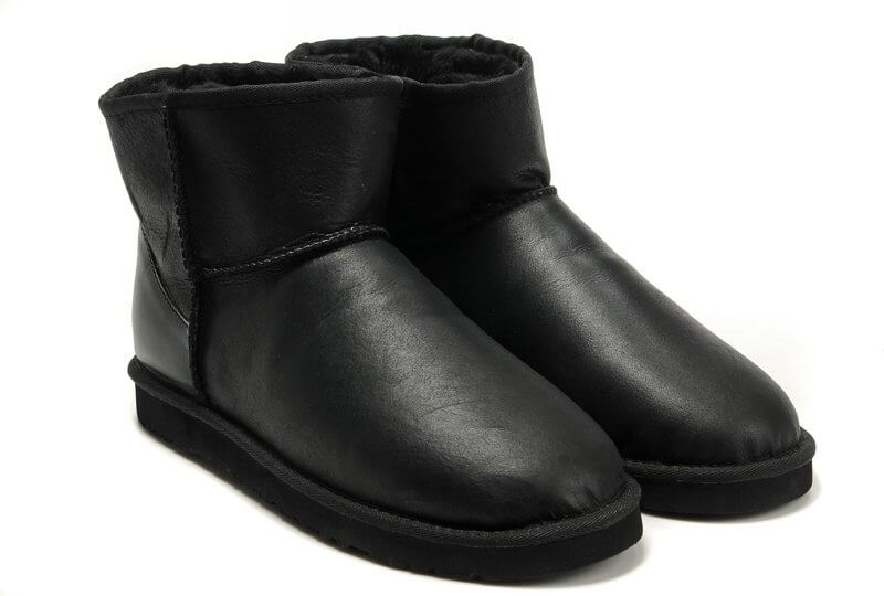 UGG Classic Mini Bomber Black-37 UGG Чорний 39 (8) Жіночий Замша (просочування) 15 см (UGG37_39)