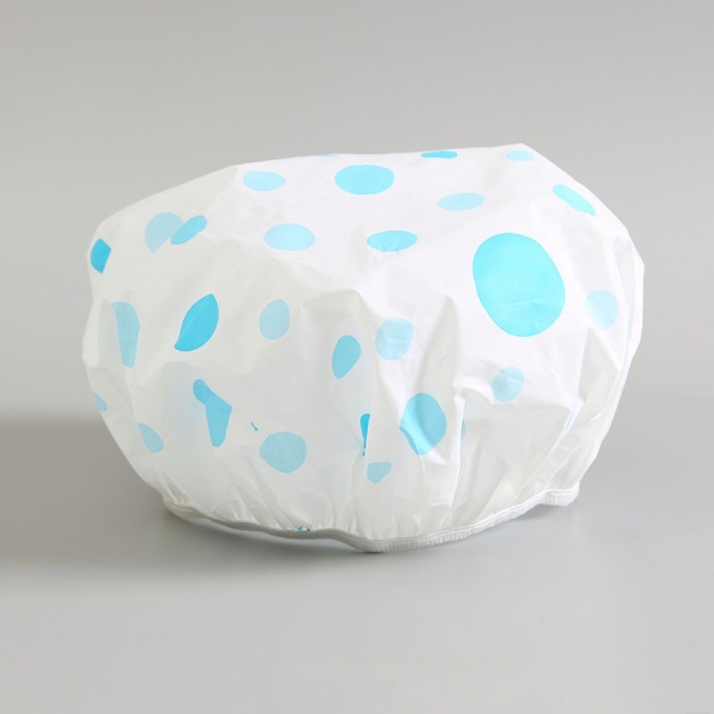 Шапочка для душа Safebaby 47794 26 см White-blue