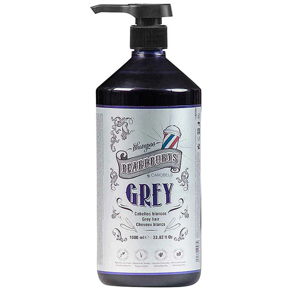 Шампунь відтінковий для білого та сивого волосся Beardburys Grey 1000 мл (31028)