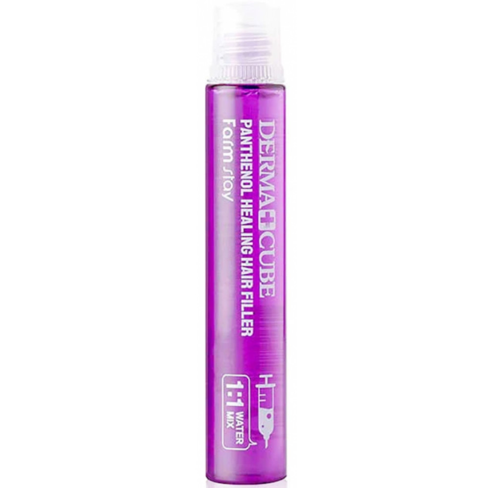 Восстанавливающий филлер для волос с пантенолом Farmstay Dermacube Panthenol Healing Hair Filler 13 мл (8809615881613)