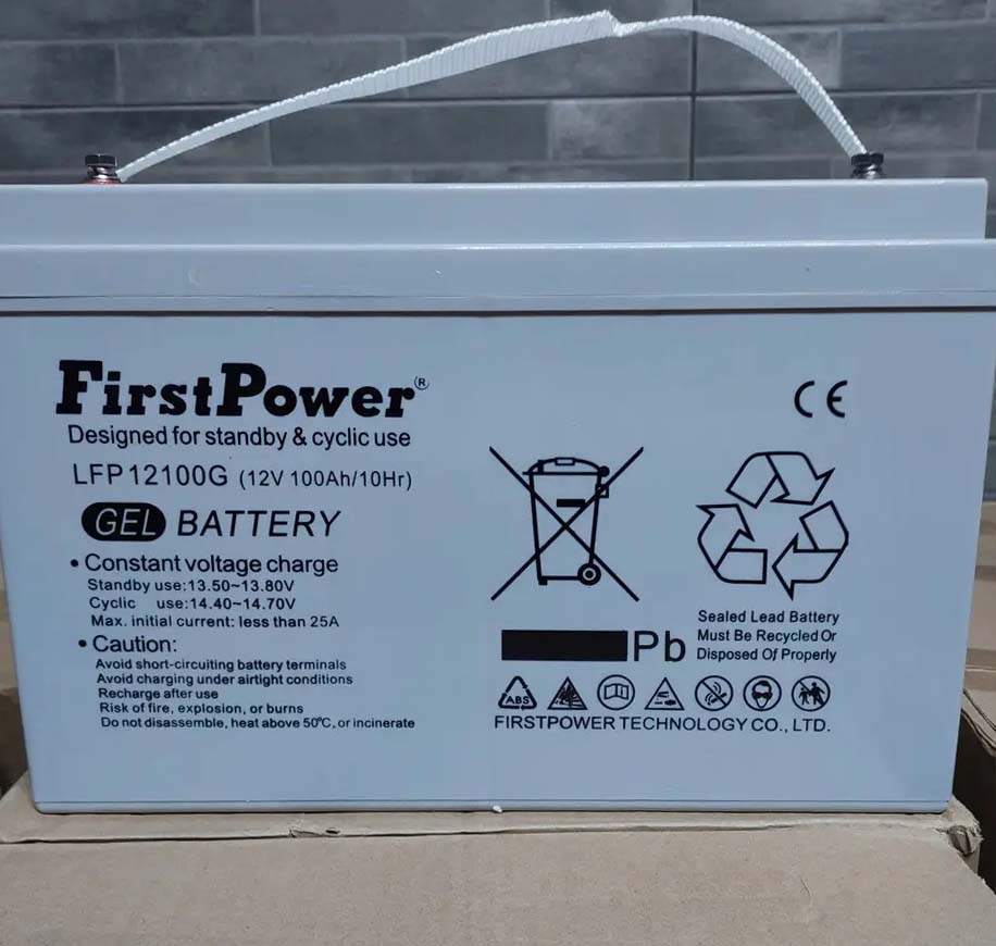Аккумулятор гелевой FirstPower LFP 12-100G 100 А*ч