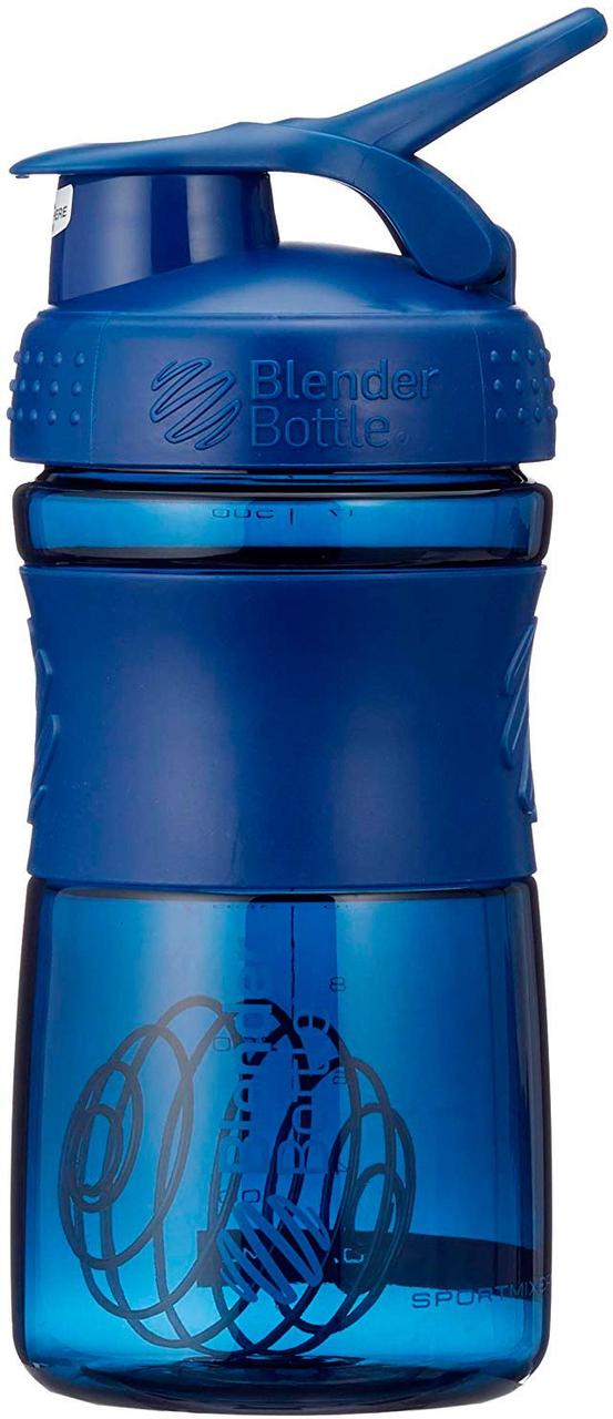 Шейкер спортивний Blender Bottle SportMixer 20oz/590ml Navy (1838397996)