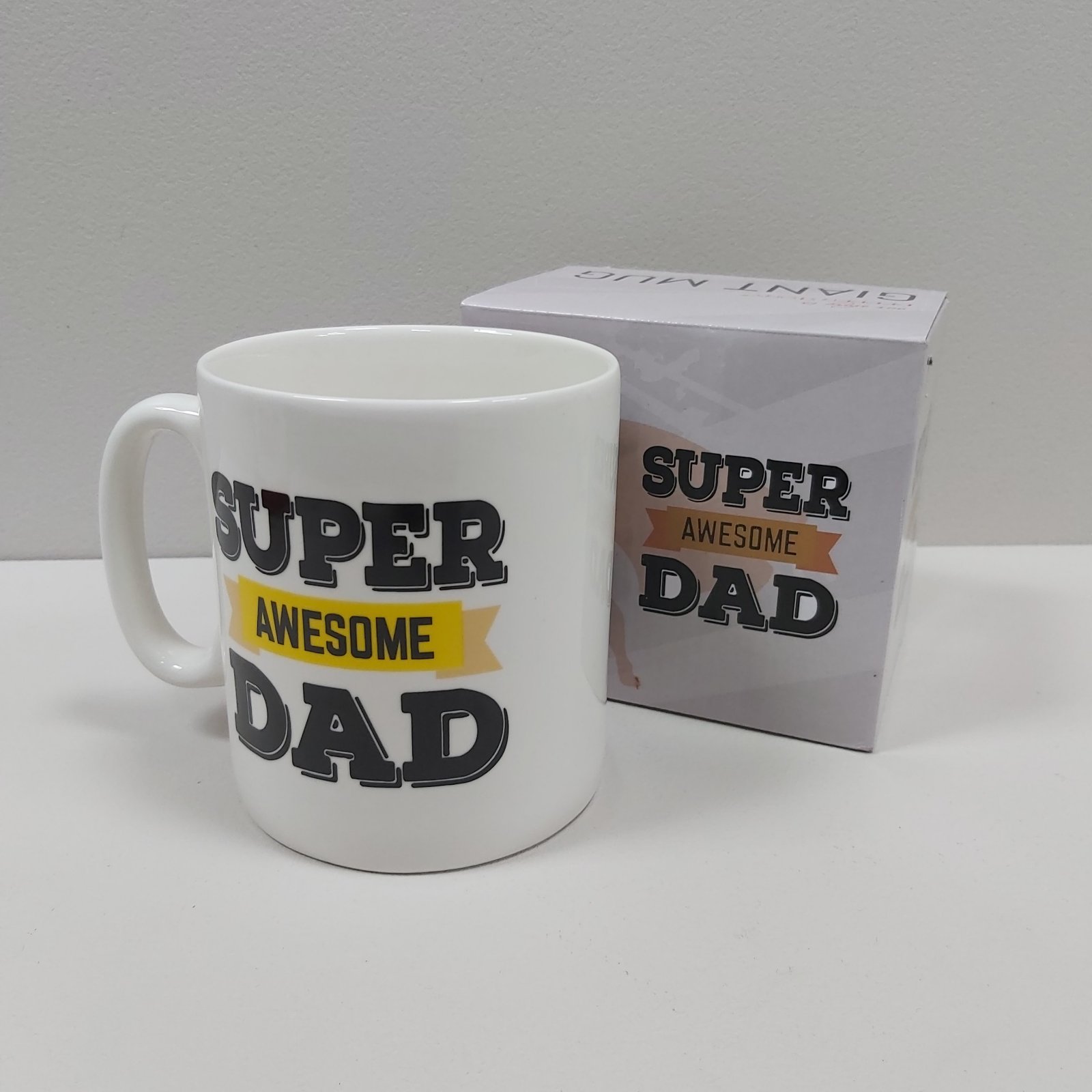 Чашка керамическая OLens 3234 800 мл Super awesome dad XXL