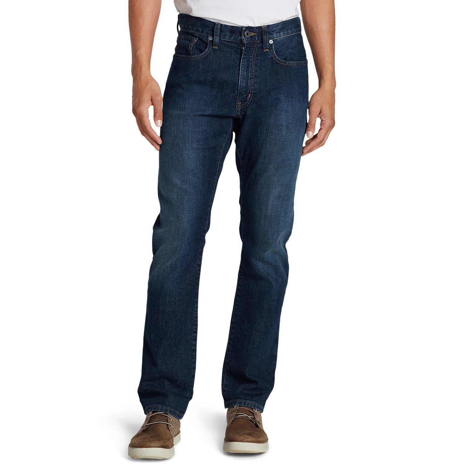 Джинсы Eddie Bauer Mens Flex Jeans Slim Fit Синий (792-0109RVRK)