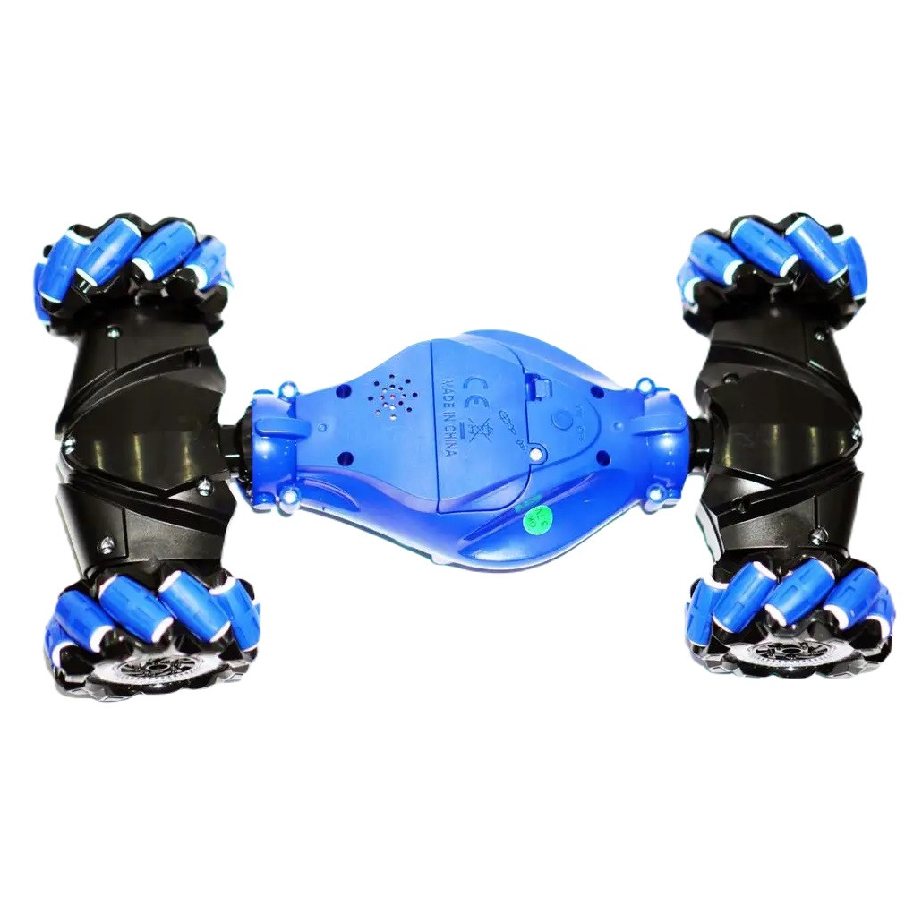Машинка перевeртыш Stunt Car 8818-108 с пультом и управлением от руки Blue