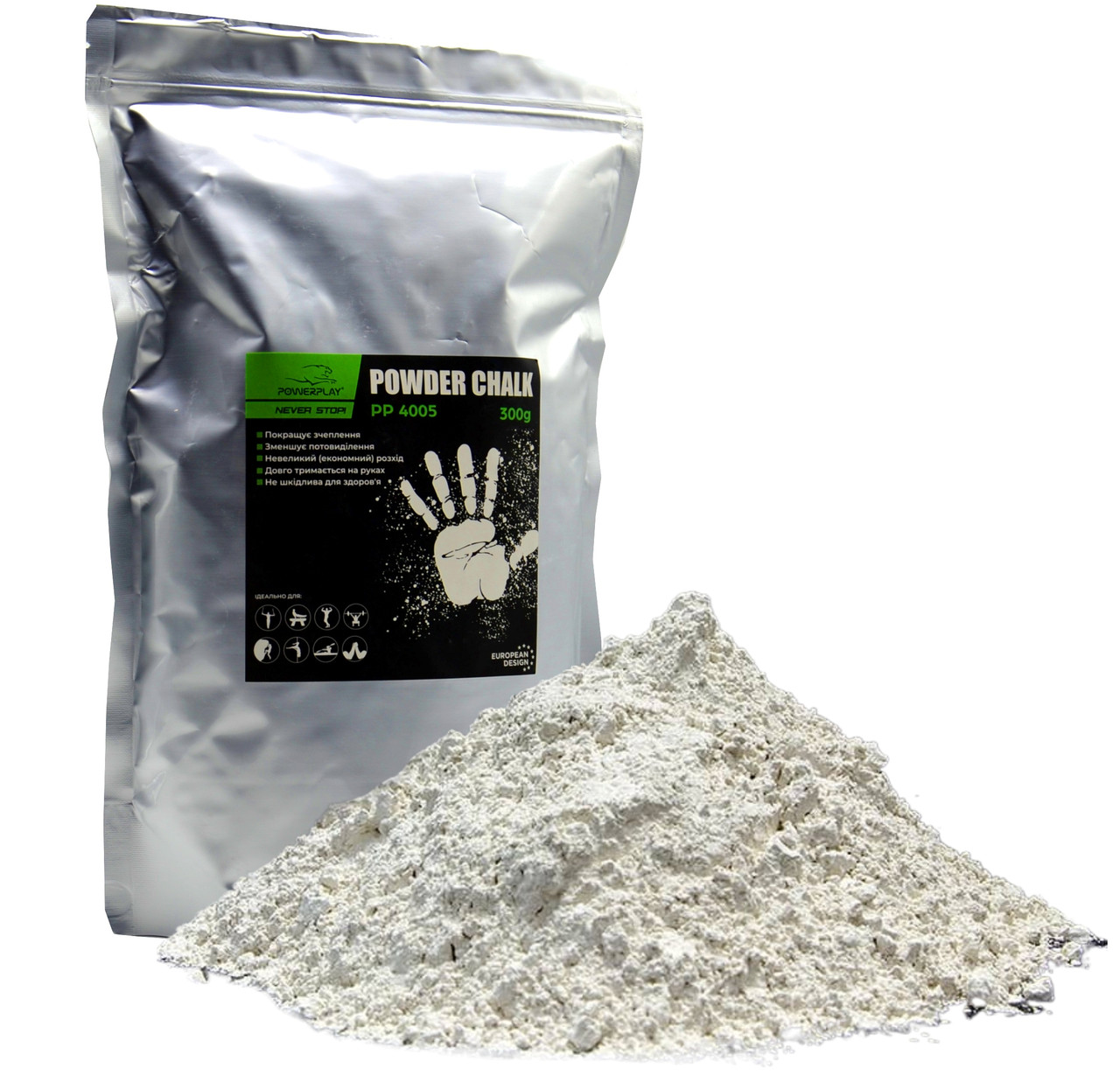 Магнезия спортивная сухая PowerPlay Powder Chalk 300 г PP_4005