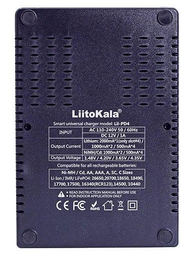 Профессиональное зарядное устройство Liitokala Lii-PD4