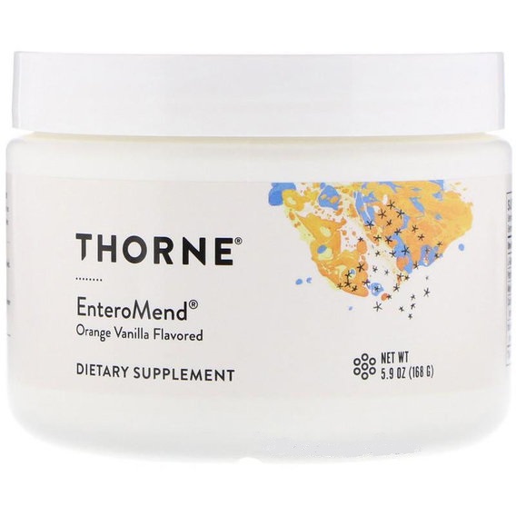 Травяные ферменты Thorne Research Enteromend 5.9 oz 168 g /30 servings/ Orange Vanilla