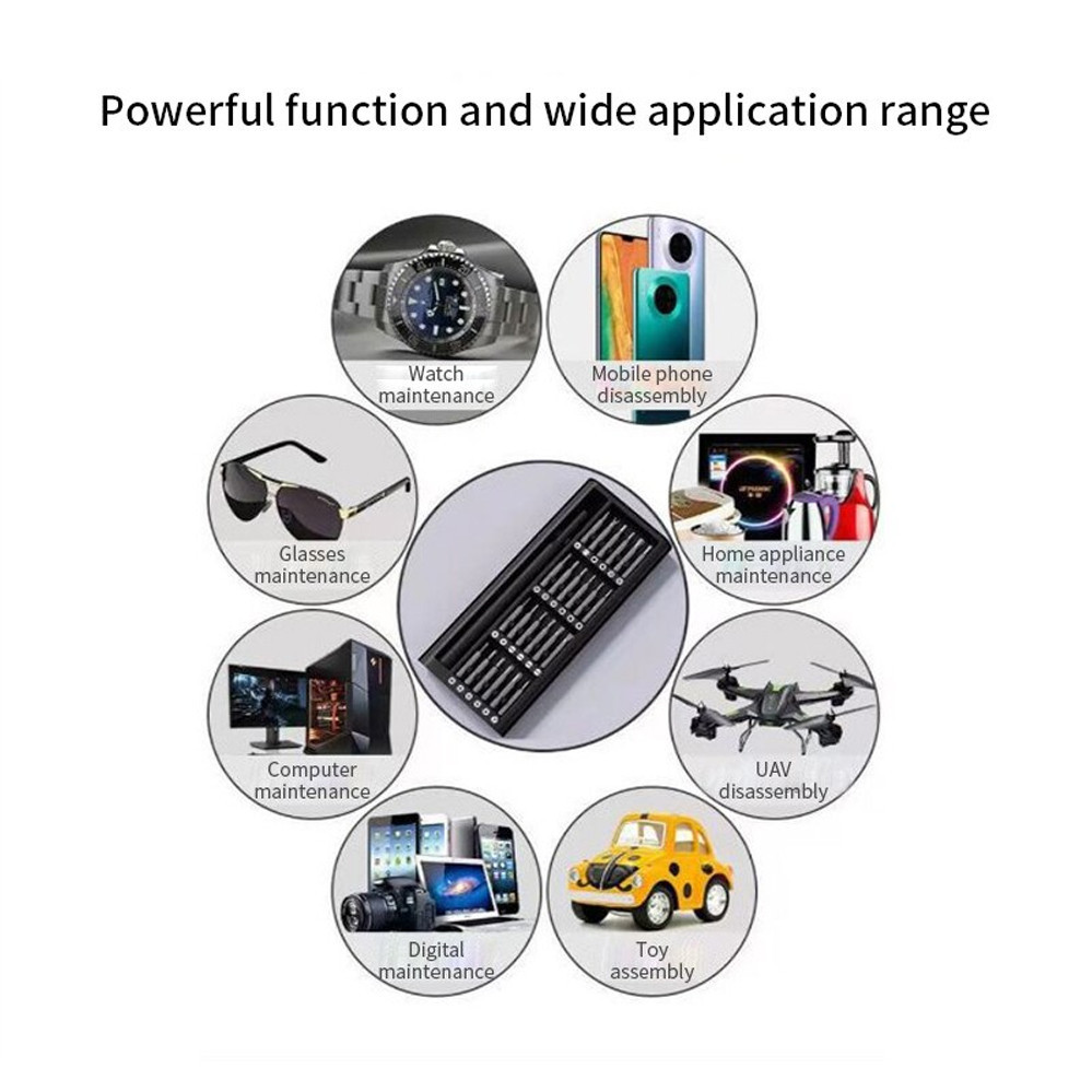 Магнитные биты Precision 25 в 1 в пластиковом кейсе