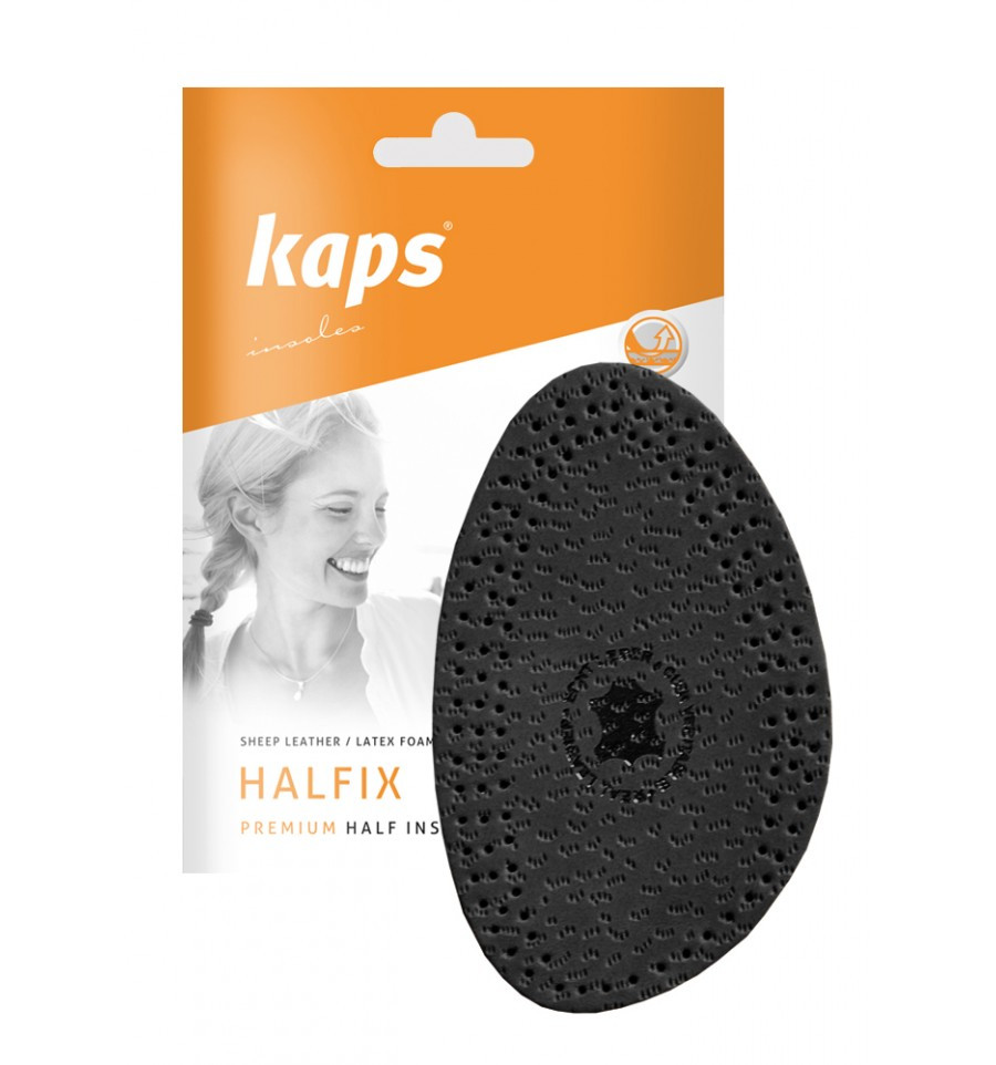 Кожаные полустельки для модельной обуви на каблуках Kaps Halfix Black 35/36