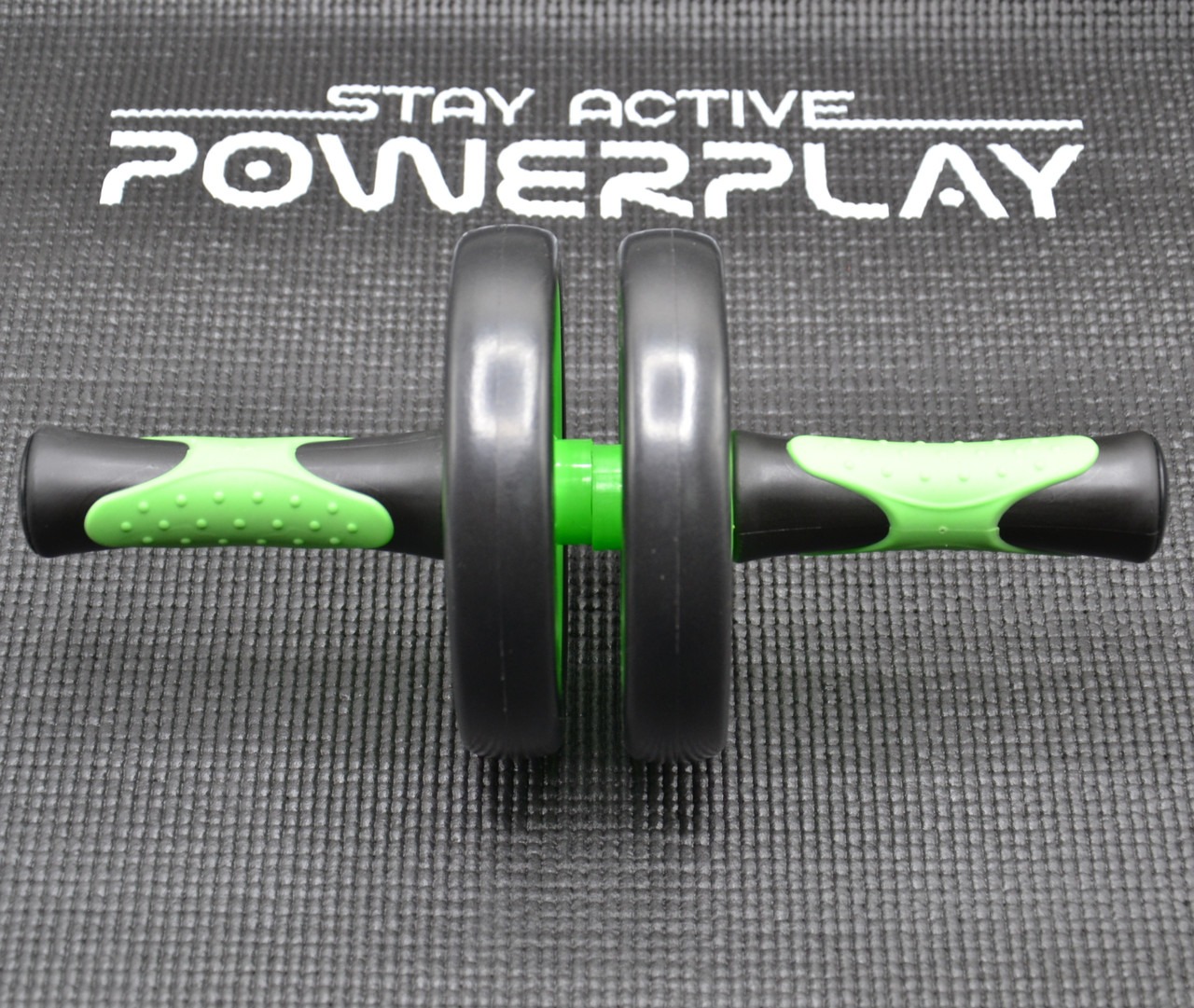 Колесо для пресса двойное PowerPlay 4327 Dual-Core Ab Wheel Черный