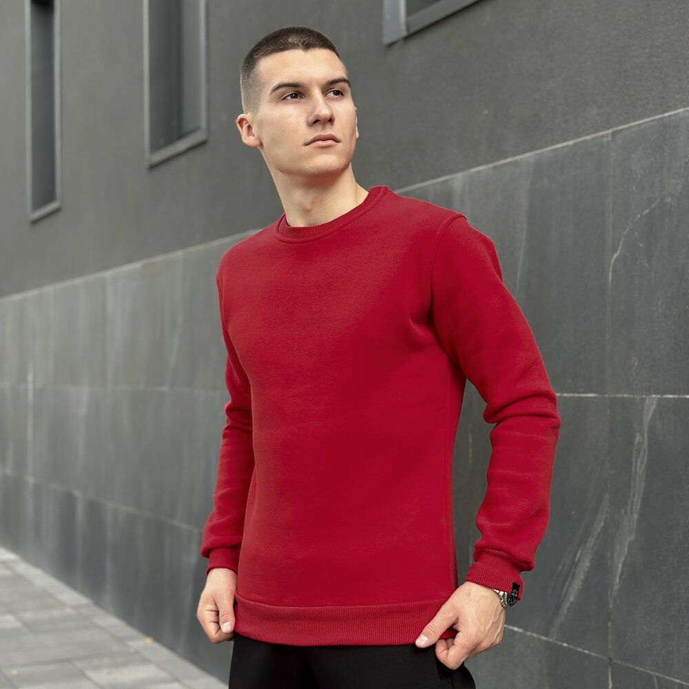 Свитшот мужской Pobedov 007 110780 XXL Красный (00000000662)