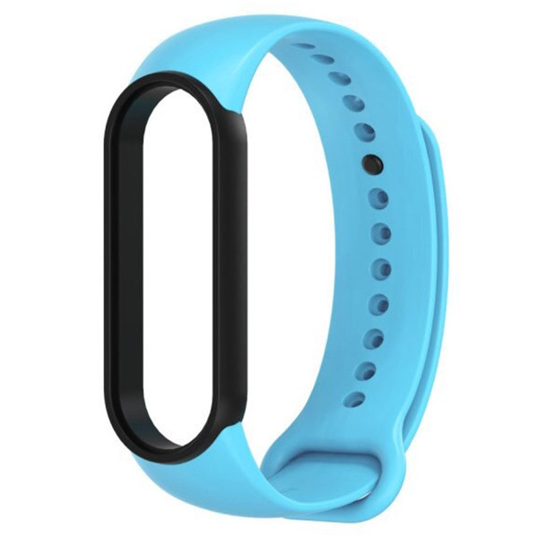 Ремешок MiJobs Double Color для Xiaomi Mi Band 5 / 6  Cornflower