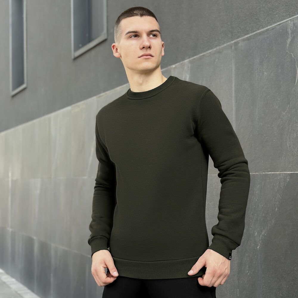 Свитшот мужской Pobedov 007 110778 XXXL Хаки (00000005734)