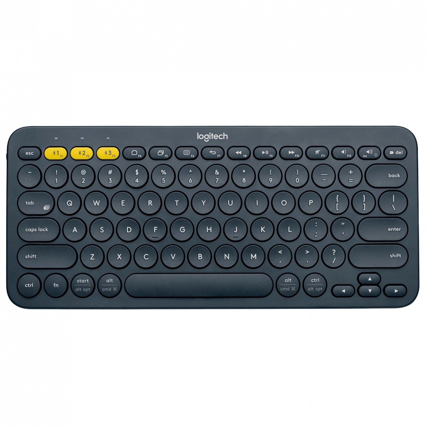 Клавіатура бездротова Logitech K380BT Чорна (F00151950)