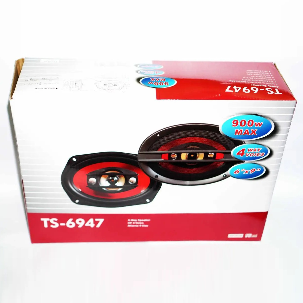 Автомобильные колонки RIAS TS-6947 овалы 6x9 двухполосные 900W (3_03595)