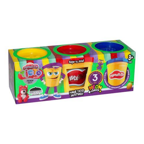 Тесто для лепки Danko Toys Master-Do, 3 баночки по 50 г (укр)