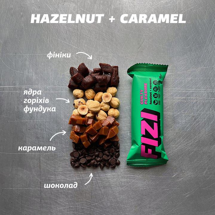 Батончик FIZI Hazelnut-caramel 45 г (2514020325)
