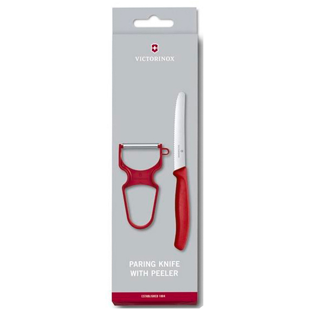 Кухонный набор из двух предметов Victorinox Swiss Classic Paring красный (6.7111.23)