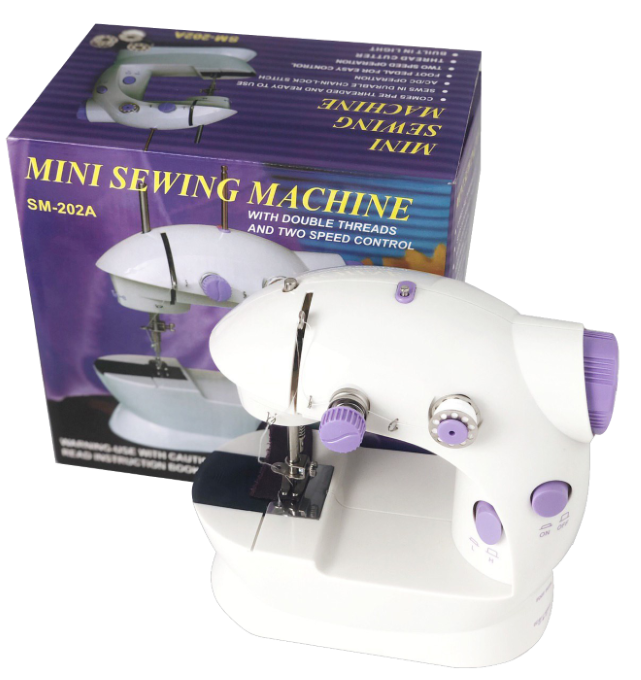 Швейная машинка Mini sewing machine SM-202A 4в1 White (kz191-hbr)