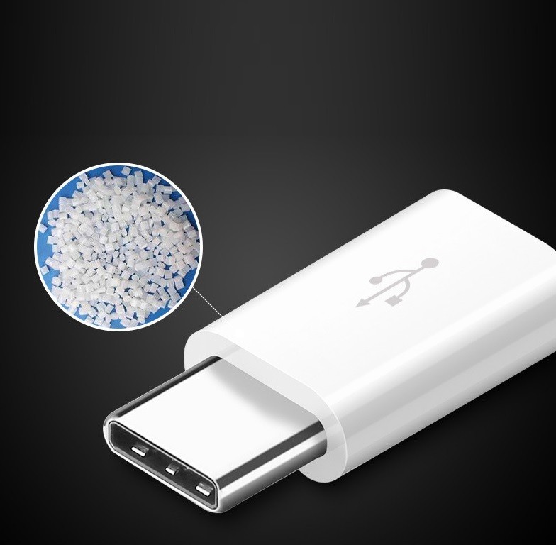 Адаптер Переходник microUSB - Type-C GT Gray (436235325)