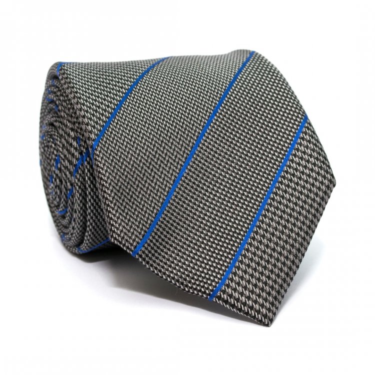 Краватка C&A Чоловічий Сірий У Синю Смужку CA-4061
