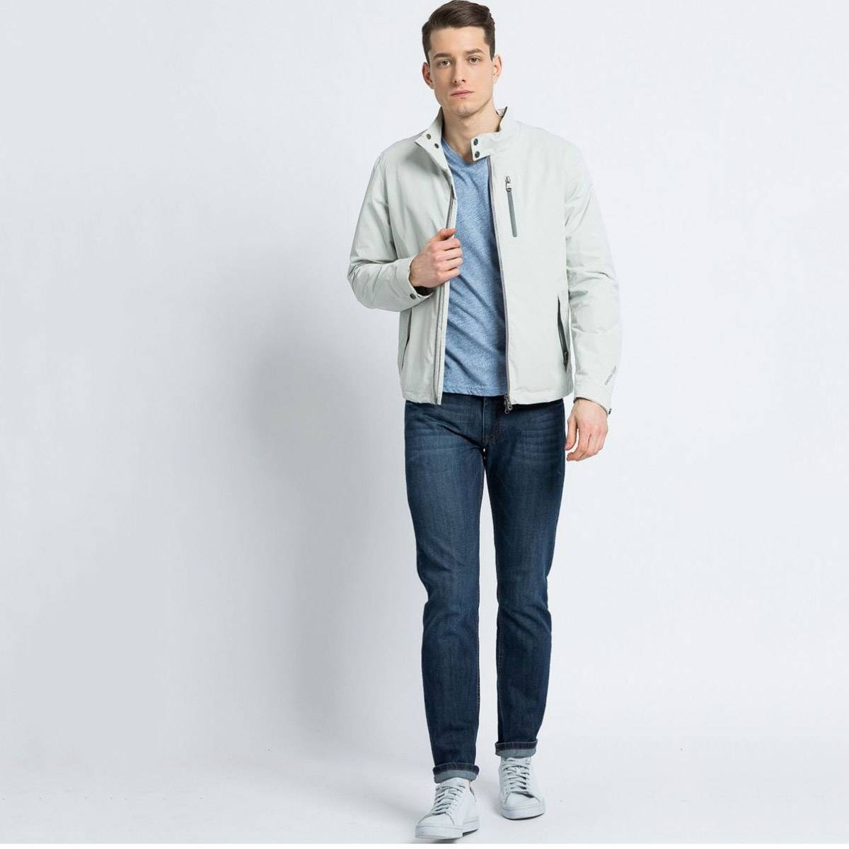 Куртка чоловіча Geox M3221A LIGHT GREY 48 Сірий (M3221ALGY-48)