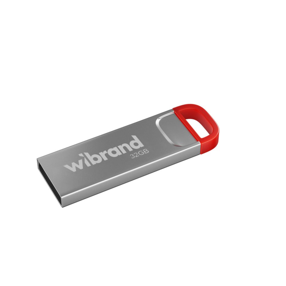 Флеш память USB Wibrand 32 GB Falcon USB 2.0 Silver-Red (36705_3608924)