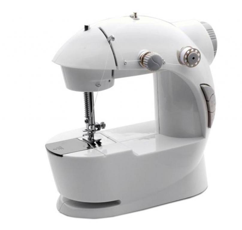 Швейна машинка Mini Sewing Machine 4 in 1 з педаллю Білий (hub_np2_0985)