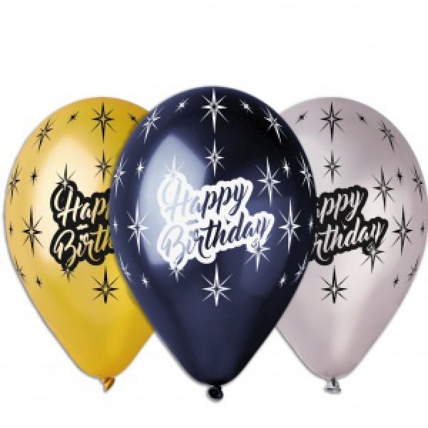 Набор латексных шариков MiC Happy Birthday 50 шт (GM120/14)