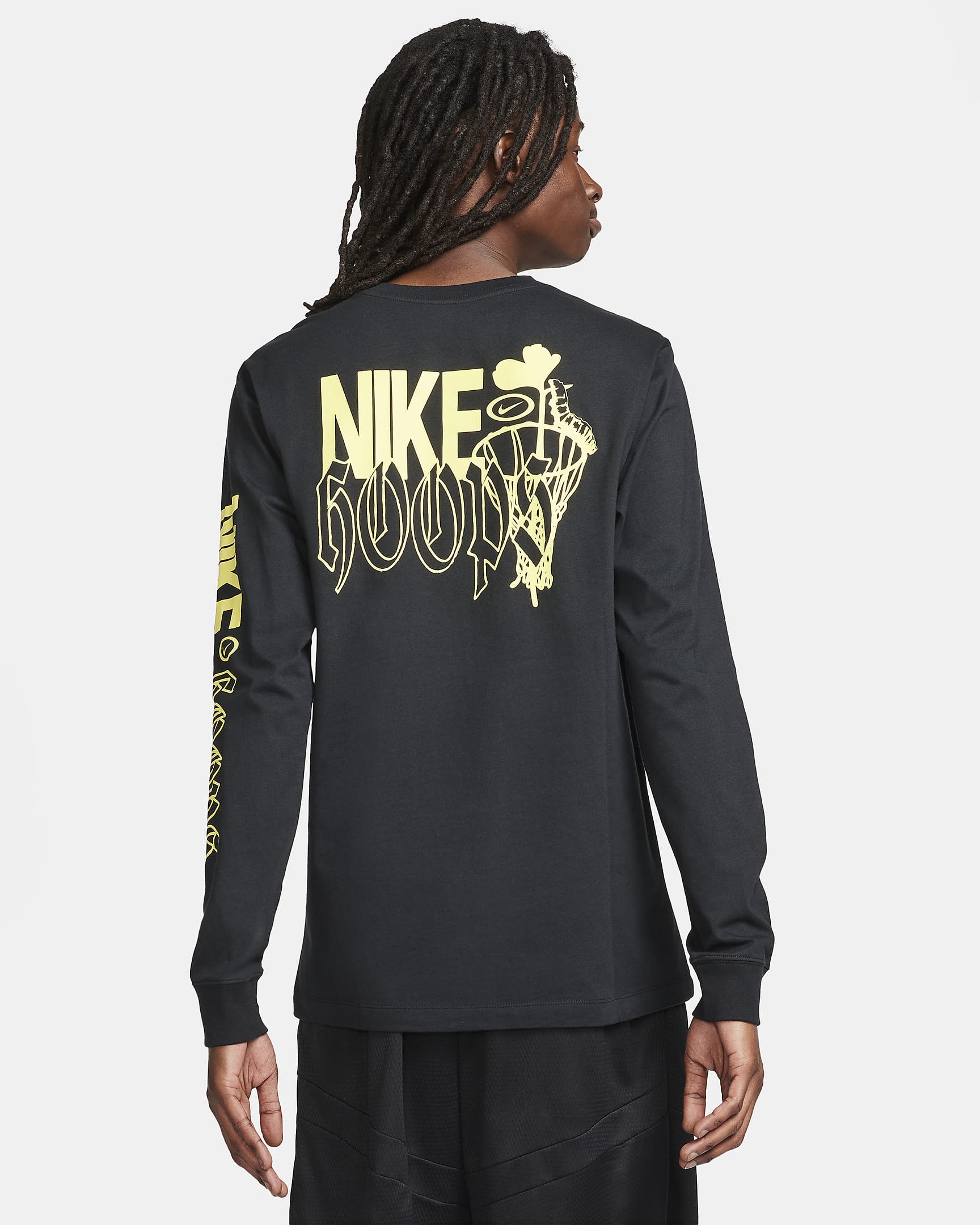 Лонгслив мужской Nike Long-Sleeve Fitness 2XL Черный (FQ4902-010)