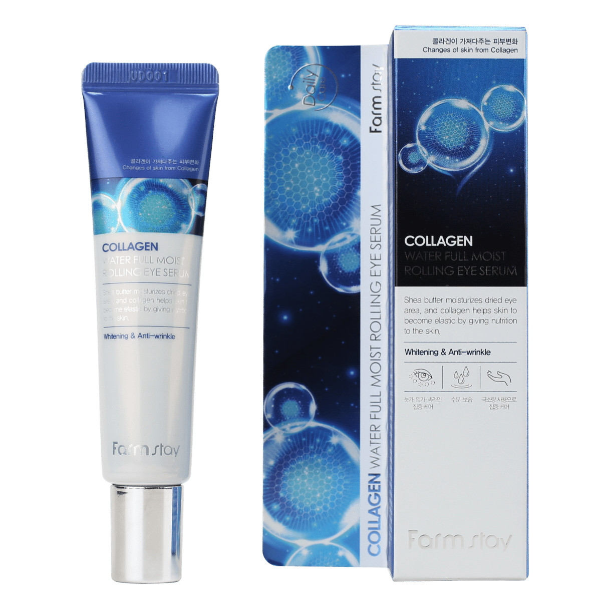 Увлажняющий крем для глаз с коллагеном FarmStay Collagen Water Full Moist Eye Cream 50 мл (8809469775434)