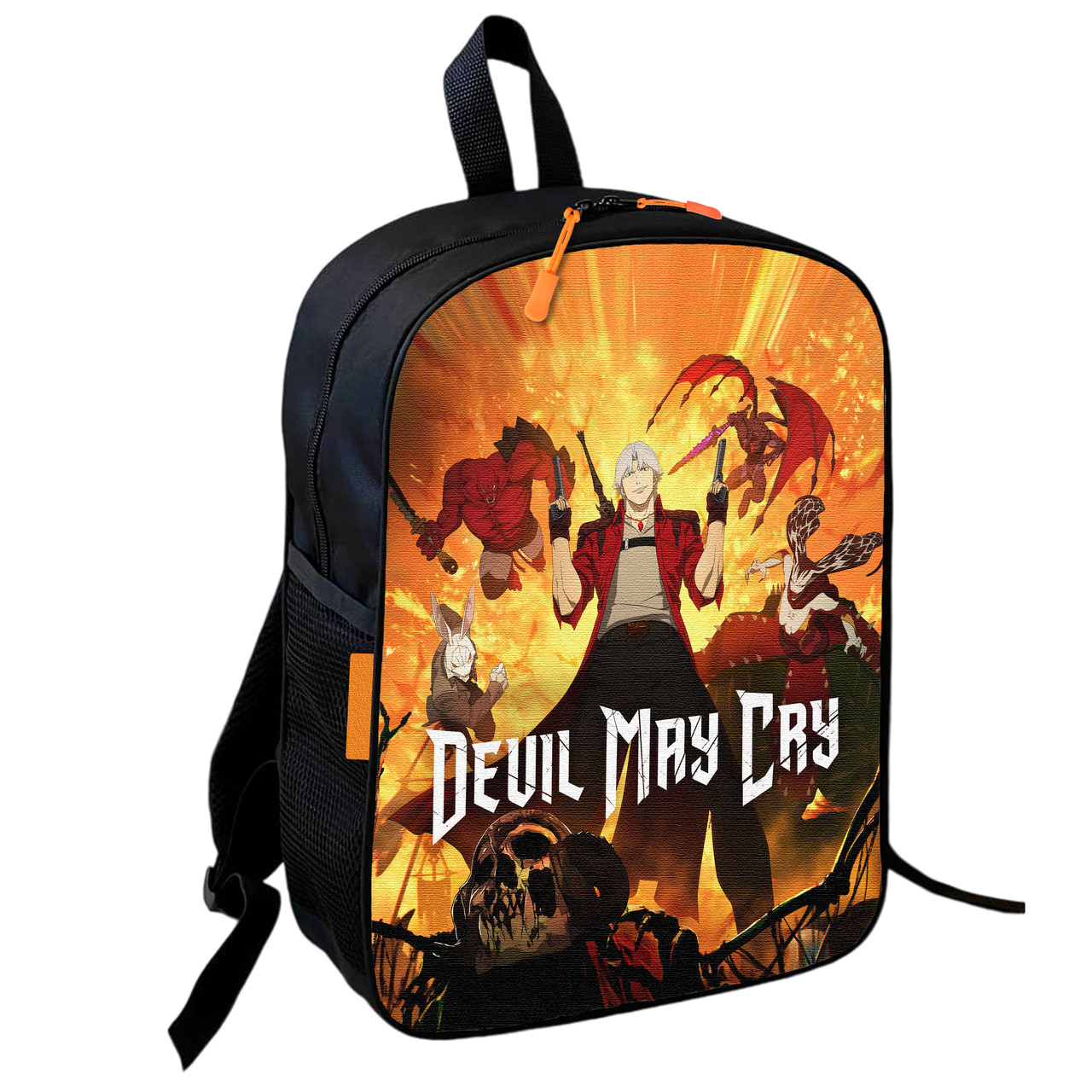 Дитячий рюкзак Devil May Cry з аніме принтом, 36×27×13 см, водонепроникний поліестер