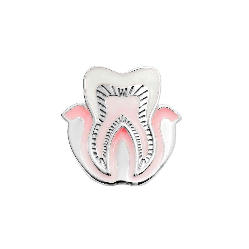 Значок BROCHE Зуб серебристый BRGV113378