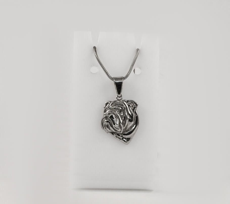 Подвеска бульдог Maxi Silver 7699