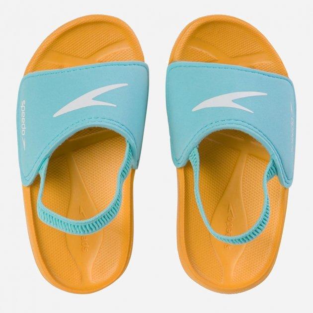 Шлепанцы Speedo LEARN TO SWIM SLIDE IU голубой, оранжевый Дет 21,5 8-11299D719 21,5