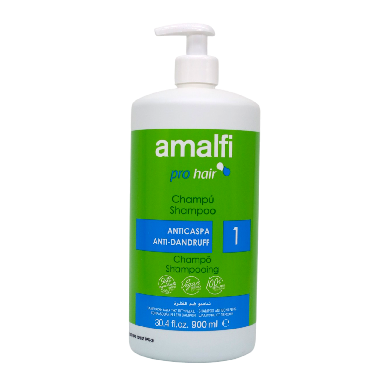 Шампунь Amalfi Anticaspa Anti-Dandruff с дозатором 900 мл
