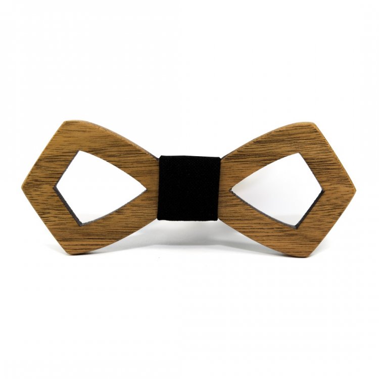 Дерев'яна краватка-метелик Gofin wood C Вирізом GBDH-8405