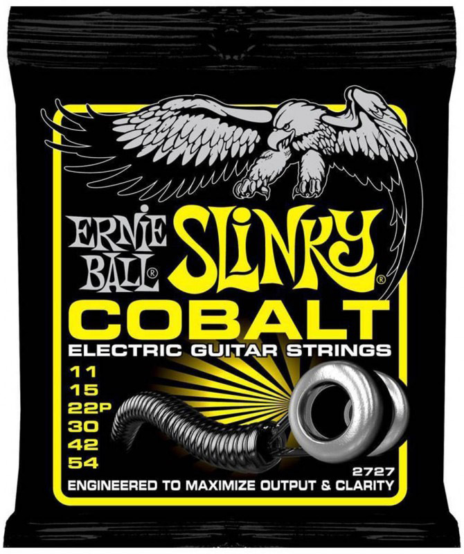 Струны для электрогитары Ernie Ball 2727 Cobalt Slinky Electric Guitar Strings 11/54